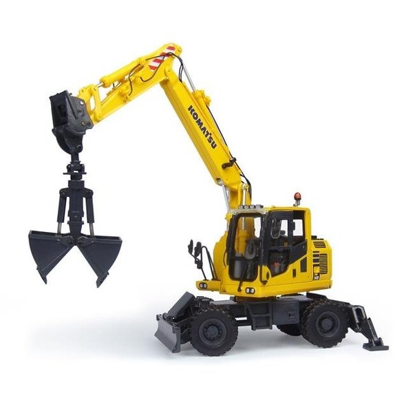 Universal Hobbies Universal Hobbies UH8100 Komatsu PW148-10 with Clamshell Bucket Diecast Model Excavator UH8100